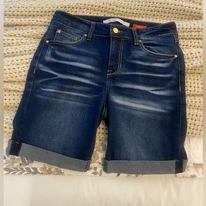 Dark Wash Bermuda Shorts
